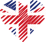 Logo of serwisyrandkowe.com - UK, Heart Shaped Image of UK flag.